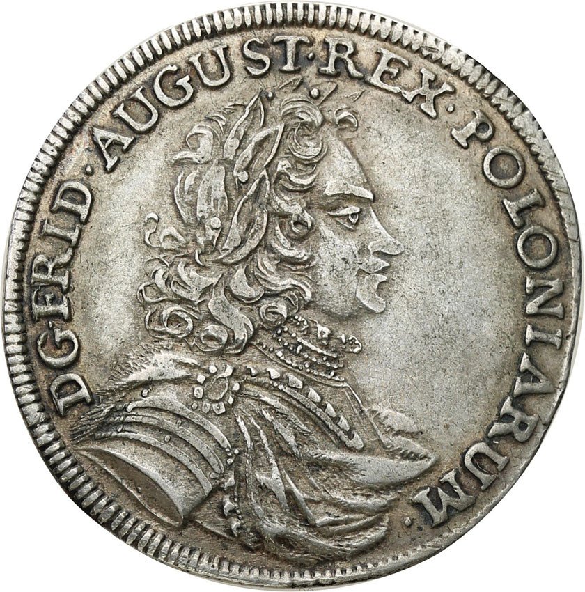 August II Mocny. 2/3 talara (gulden) 1704, Drezno